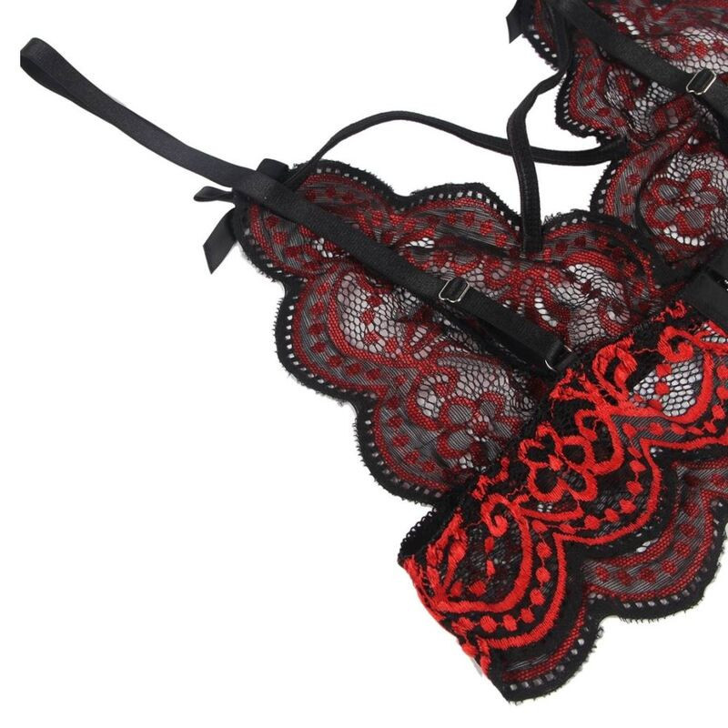 Subblime 2‑teiliges Dessous-Set aus Spitze mit StringSinnliche Damen-Sets