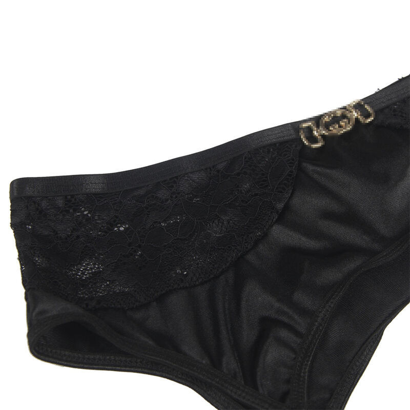 Ensemble lingerie trois pièces Subblime soutien-gorge, string et jarretellesEnsembles Sexy