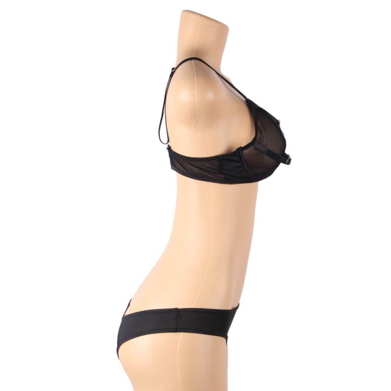 Subblime lingerie set with bralette and strappy pantiesWomen's Sets