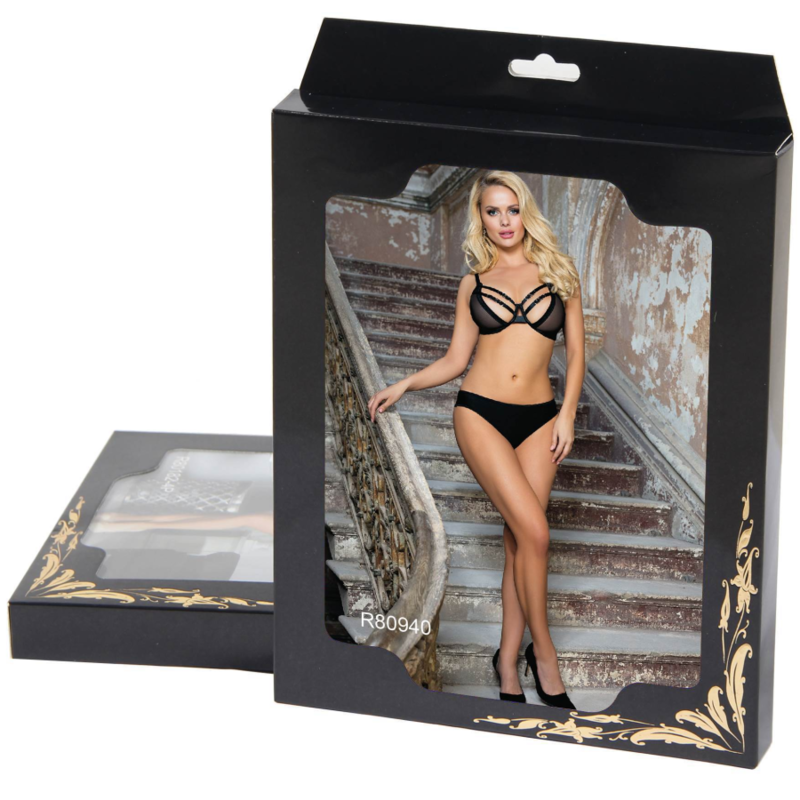 Subblime lingerie set with bralette and strappy pantiesWomen's Sets