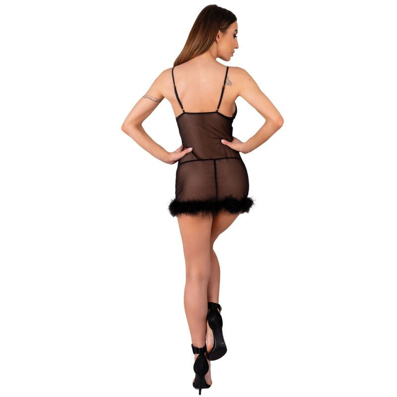 Conjunto babydoll y tanga Livco Corsetti ZerunamConjuntos Sensuales