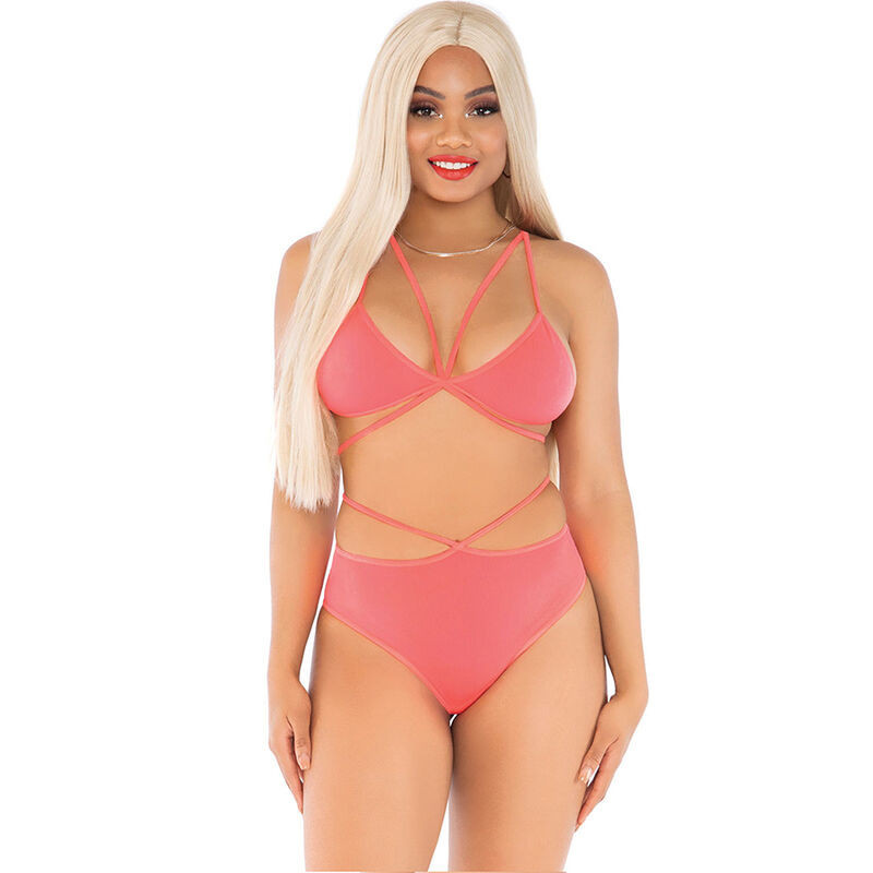 Leg Avenue Lingerie-Set: Top & Slip mit RiemchenSinnliche Damen-Sets