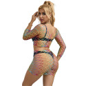 Conjunto de lingerie em rede 2 peças Subblime para look ousadoConjuntos sensuais