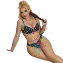 Set lingerie a rete 2 pezzi Subblime per un look audaceSet Sensuale