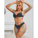 Ensemble lingerie résille deux pièces Subblime pour tenue audacieuseEnsembles Sexy
