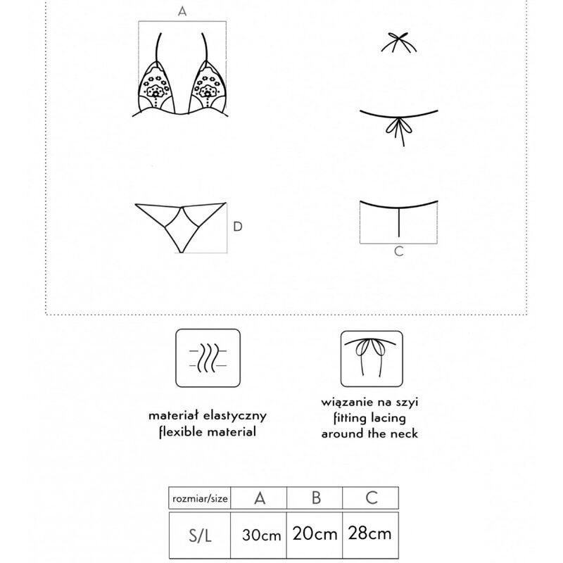 Completo intimo Jimena: reggiseno e perizoma LivcoSet Sensuale