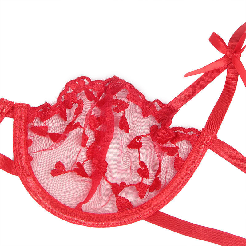 Conjunto lencería Subblime: sujetador, tanga y ligueroConjuntos Sensuales