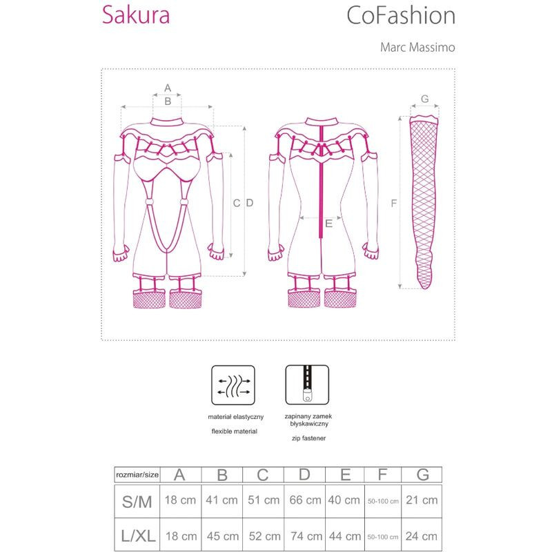 Tuta lingerie Sakura Livco Corsetti FashionSet Sensuale