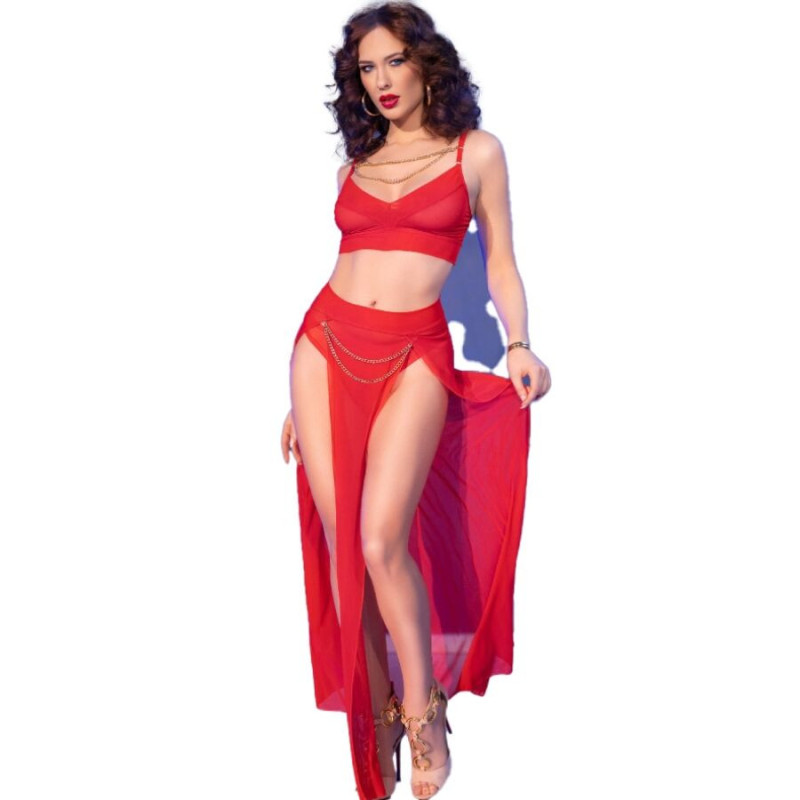 Conjunto lencería Chilirose con top y leggingsConjuntos Sensuales