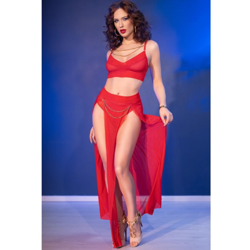 Ensemble lingerie Chilirose avec top et leggingsEnsembles Sexy