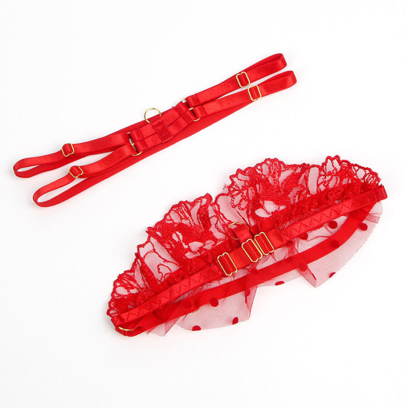 Completo lingerie SUBBLIME con reggicalze, reggiseno e tangaSet Sensuale