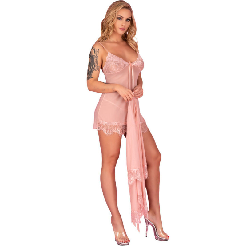 Conjunto babydoll e tanga Livco Corsetti HyeonaConjuntos sensuais