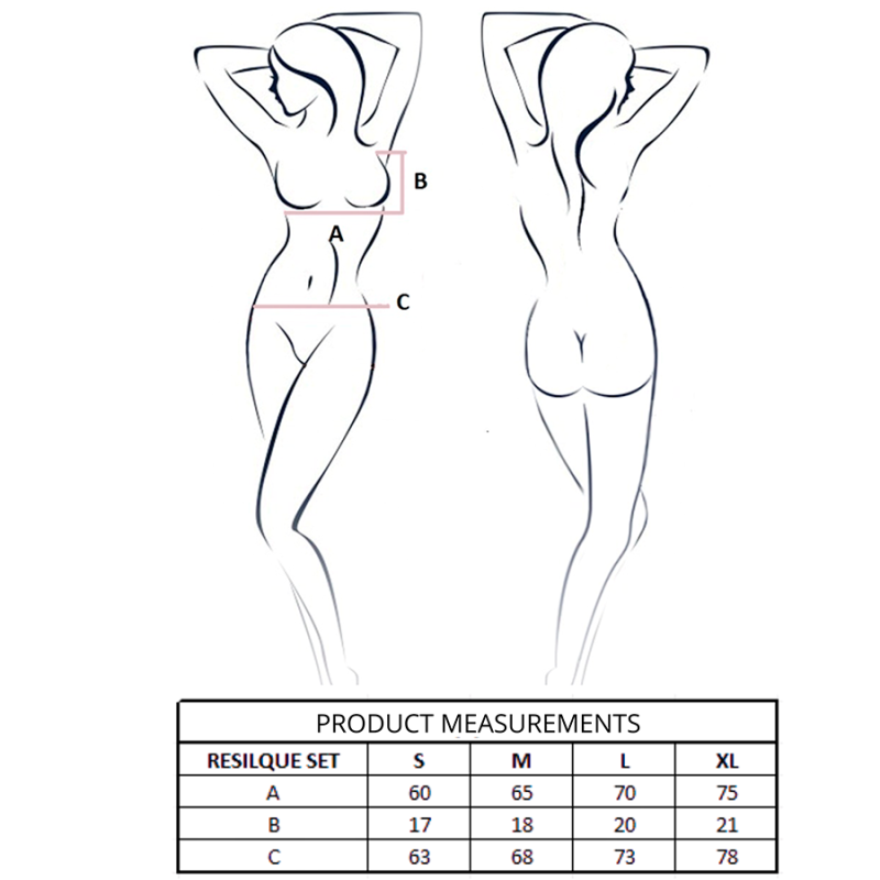 Set lingerie Resilque Passion: reggiseno e tangaSet Sensuale